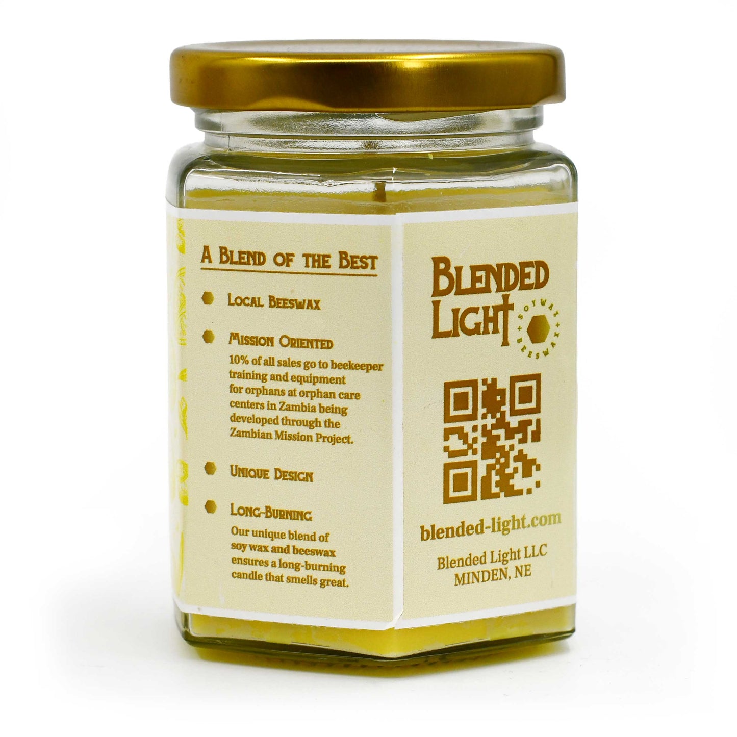 Lemon Scented Candle | Multiple Sizes | Blended Light