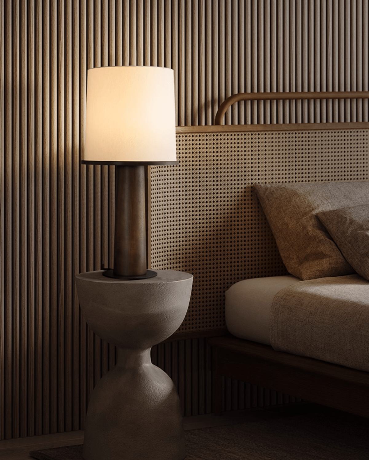 Lenora Solid Wood Table Lamp