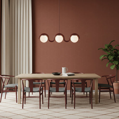 Lenox Linear Ball Pendant Lamp