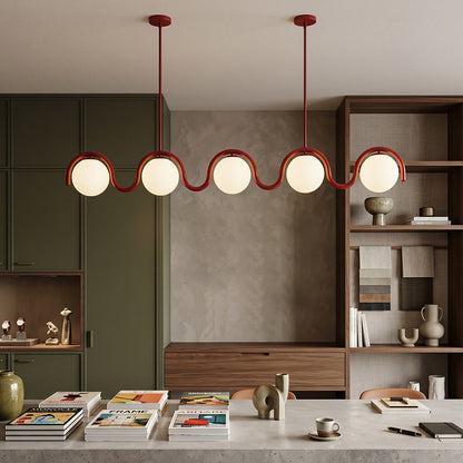 Lenox Linear Ball Pendant Lamp