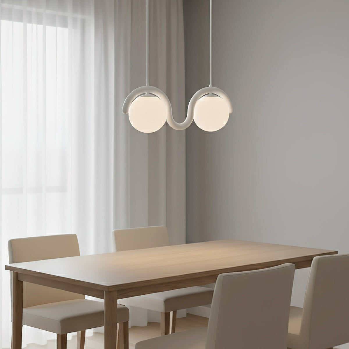 Lenox Linear Ball Pendant Lamp