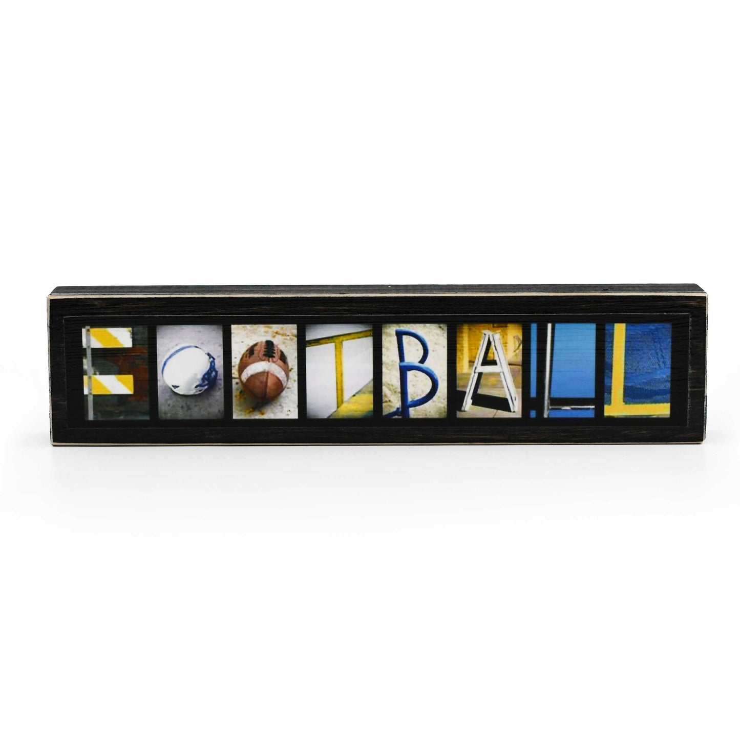 Football Word Block | Multiple Sizes & Colors | Letters of Love Designs