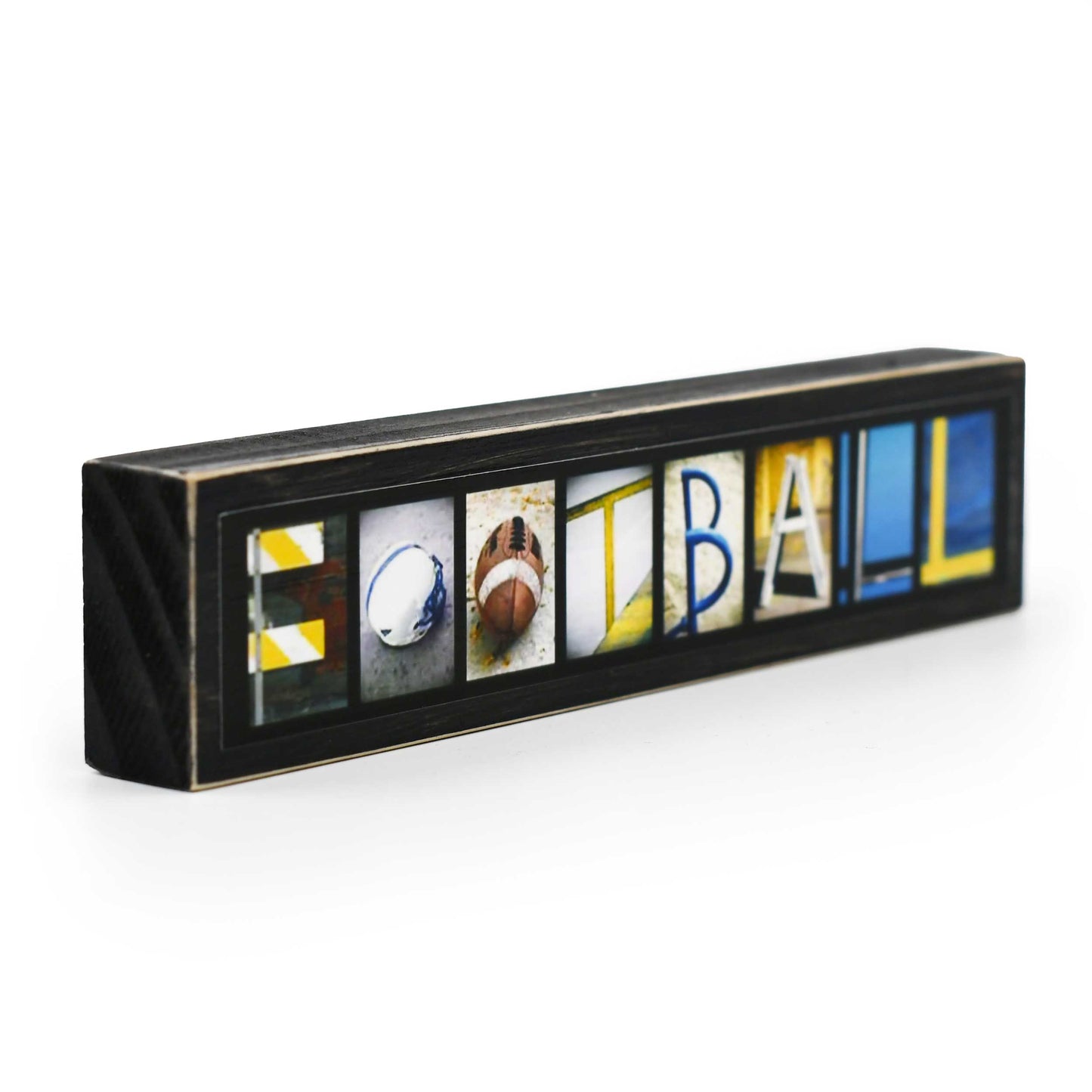 Football Word Block | Multiple Sizes & Colors | Letters of Love Designs