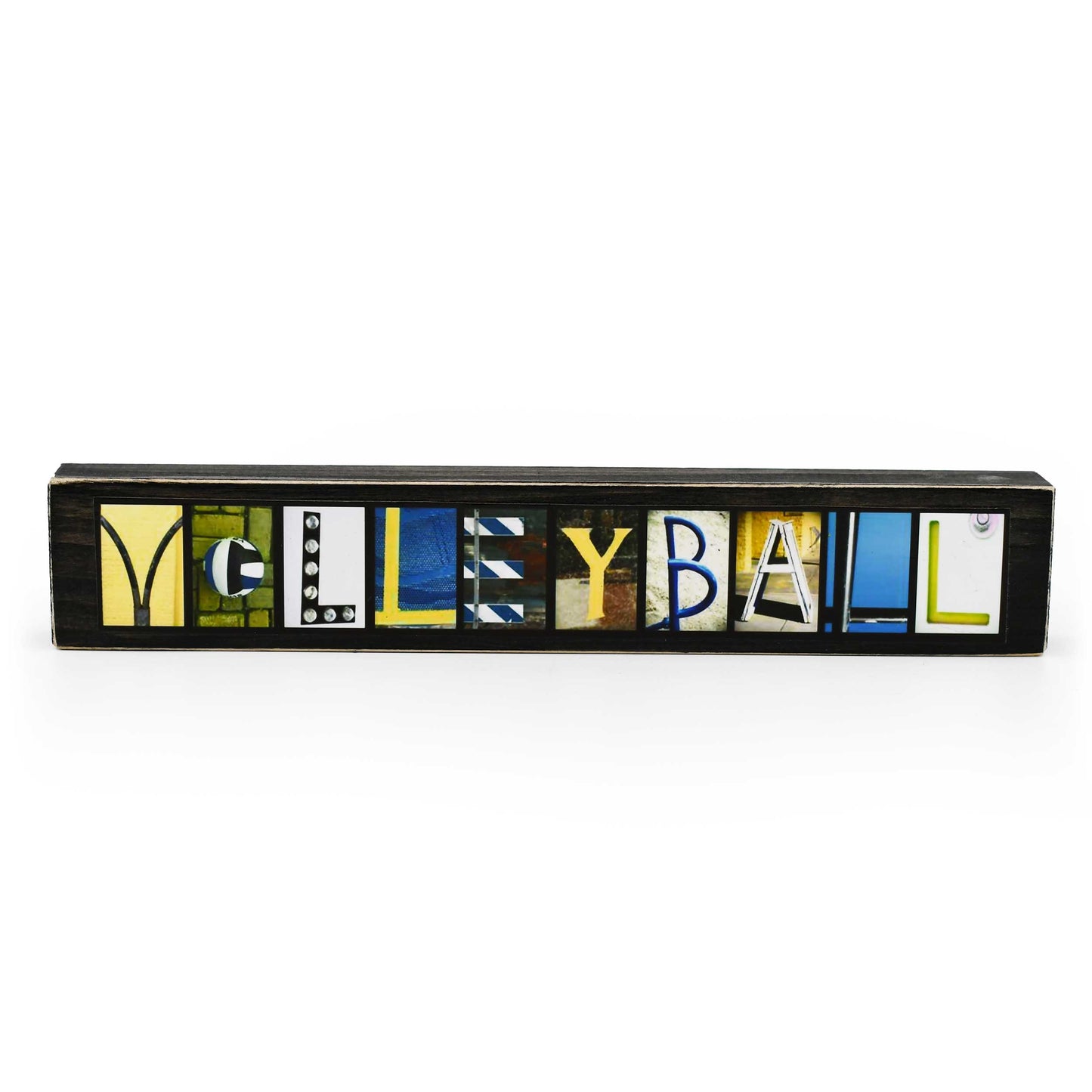 Volleyball Word Block | Multiple Sizes & Colors | Letters of Love Designs