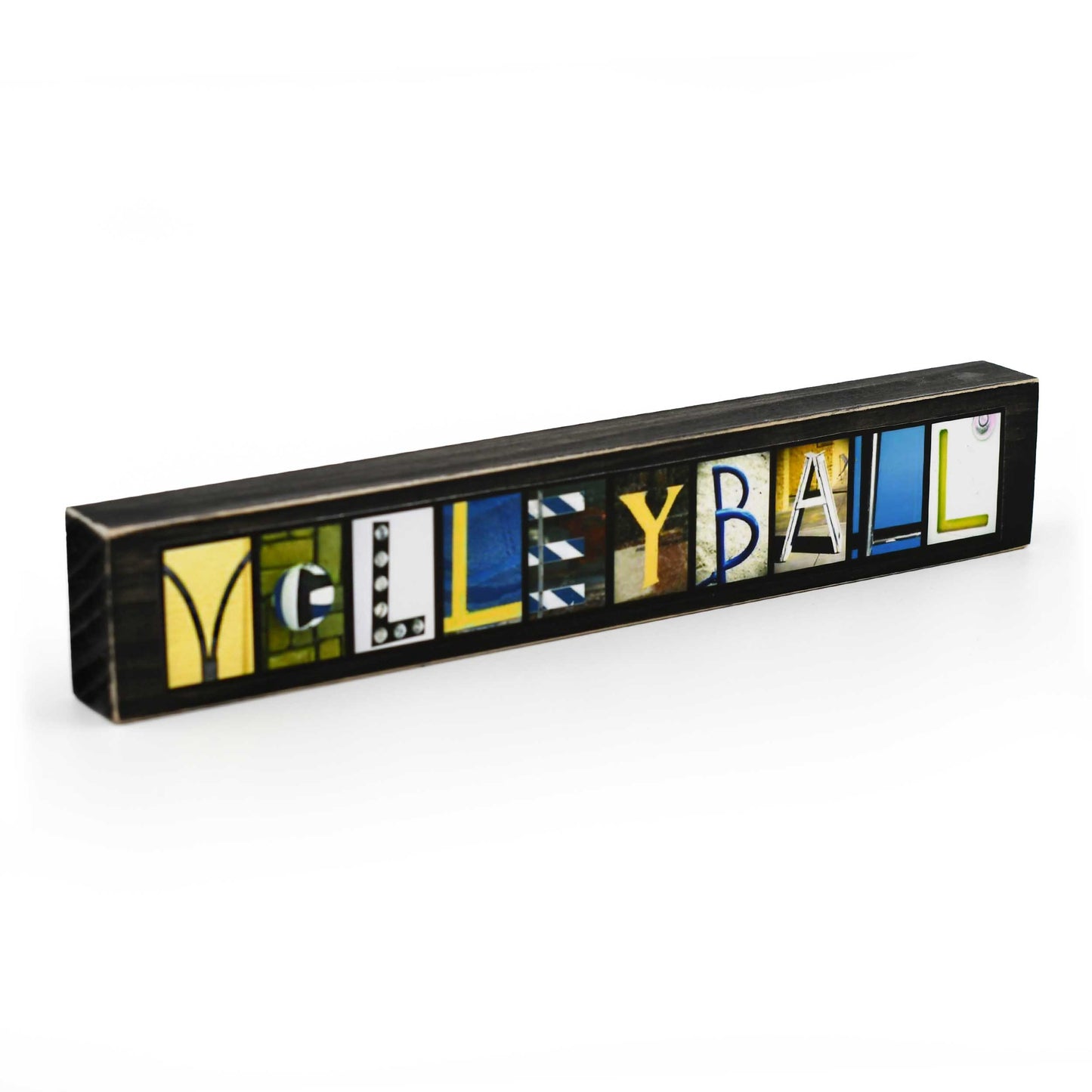 Volleyball Word Block | Multiple Sizes & Colors | Letters of Love Designs