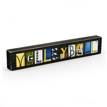 Volleyball Word Block | Multiple Sizes & Colors | Letters of Love Designs