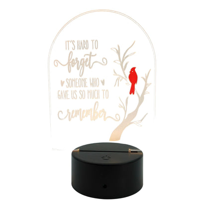 Customizable LED Lighted Memorial Plaque | Create Your Own | Glowing Creation