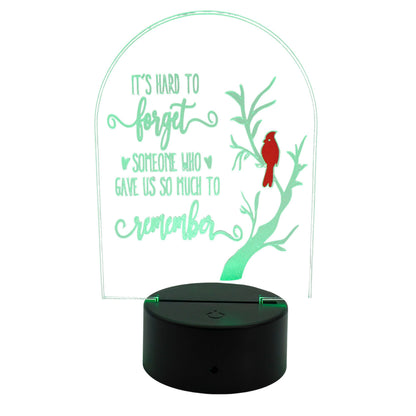 Customizable LED Lighted Memorial Plaque | Create Your Own | Glowing Creation