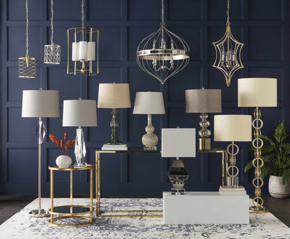 Zell Gold Crystal Table Lamp