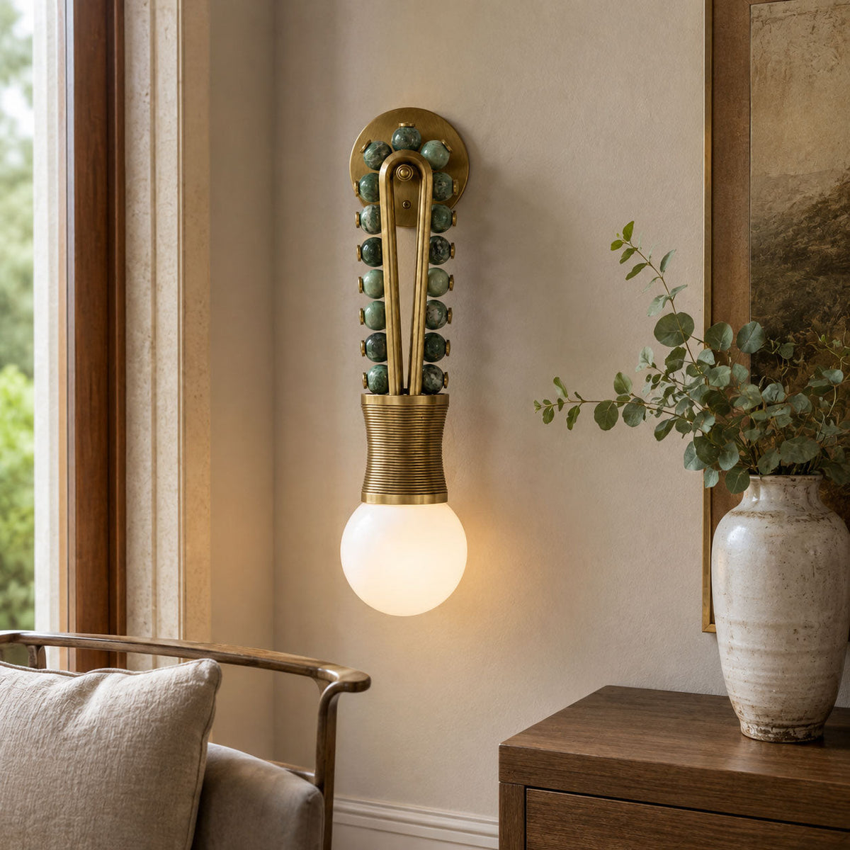 Loop Marble Wall Sconce