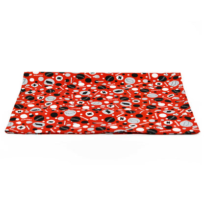 72" Table Runner | Nebraska Design | Multiple Colors | Lori's Specialty Designs