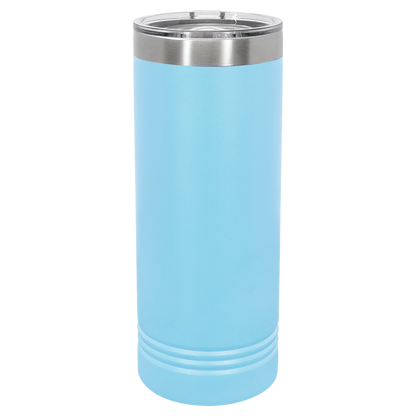 Skinny Tumbler with Slider Lid | 22 oz | Multiple Colors | Customizable | RCK Creations & More