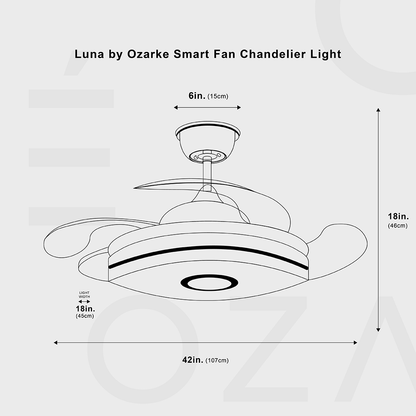 Luna Smart Fandelier