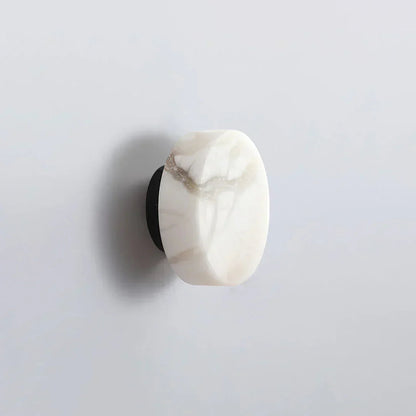 Disc Shaped Alabaster Wall Light