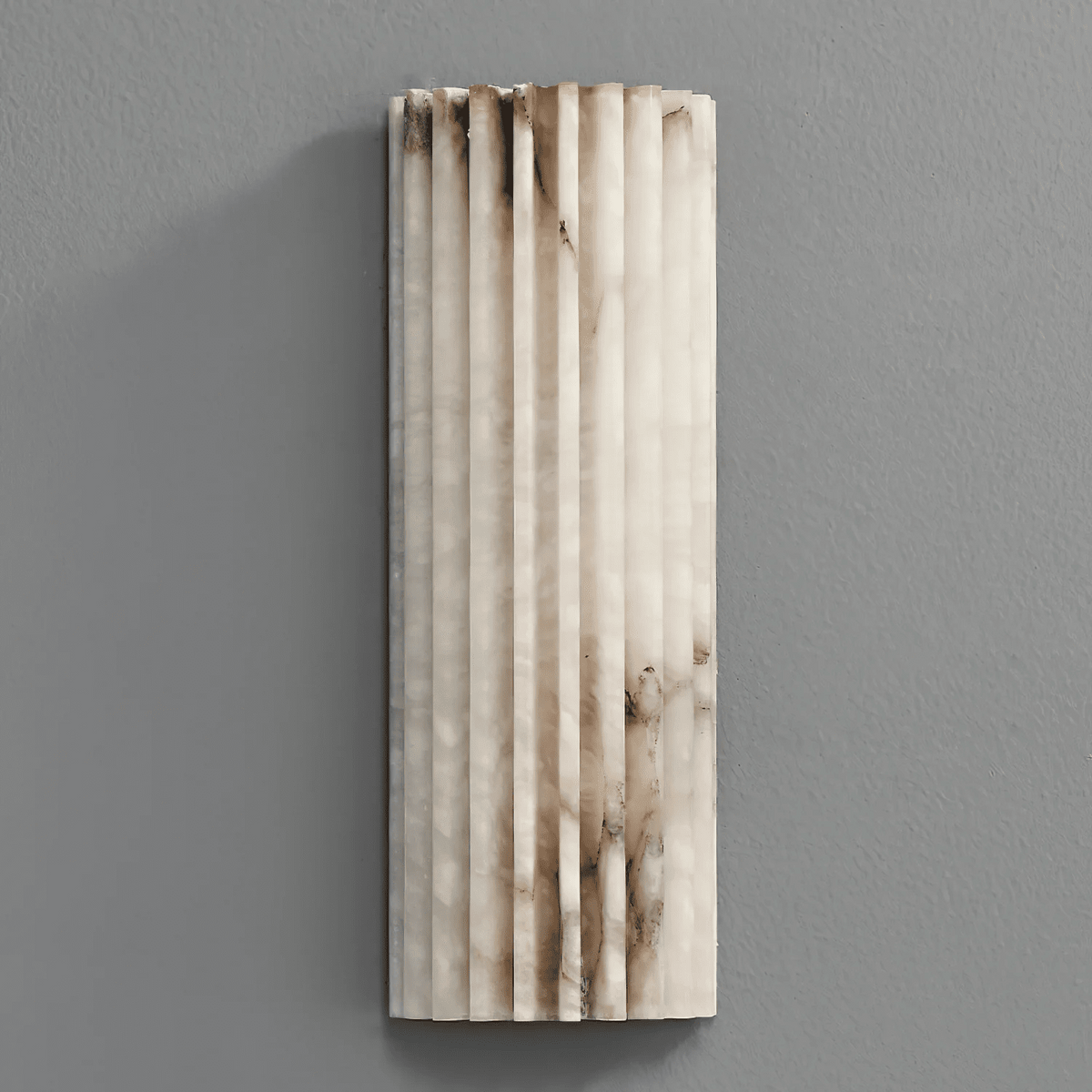 Alabaster Alvia Striped Wall Light
