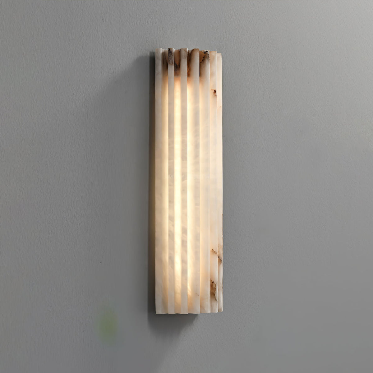 Alabaster Alvia Striped Wall Light