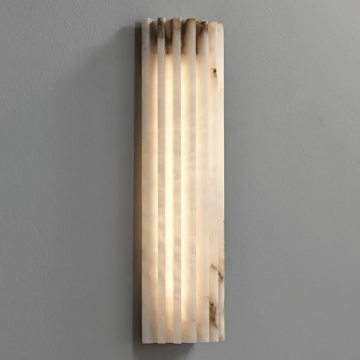 Alabaster Alvia Striped Wall Light