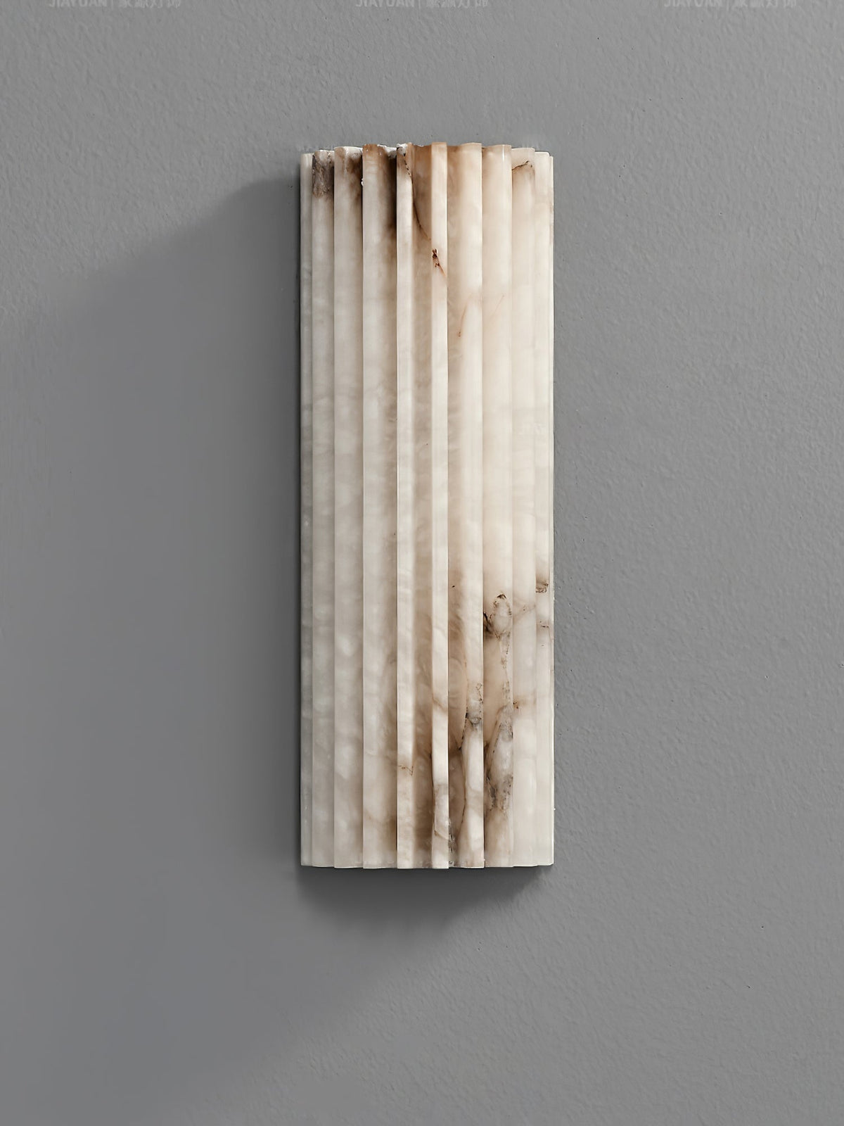 Alabaster Alvia Striped Wall Light
