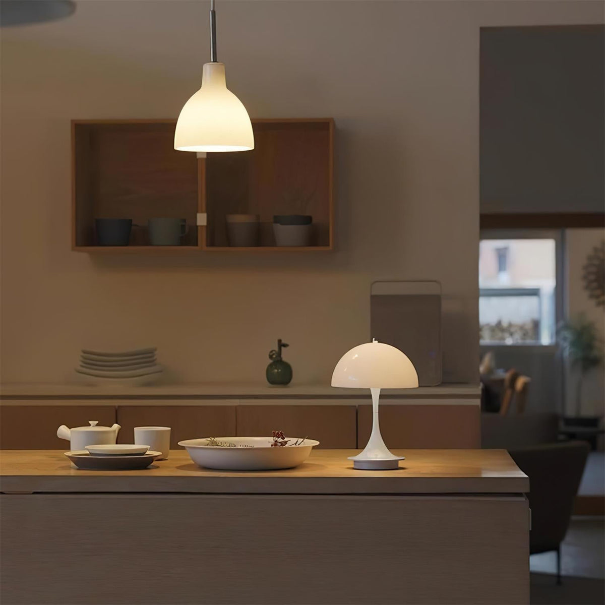 Lunora Mushroom Rechargeable Table Lamp
