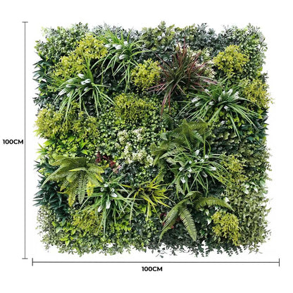 Sample Panel – Lush Spring Vertical Garden (Small Sample)