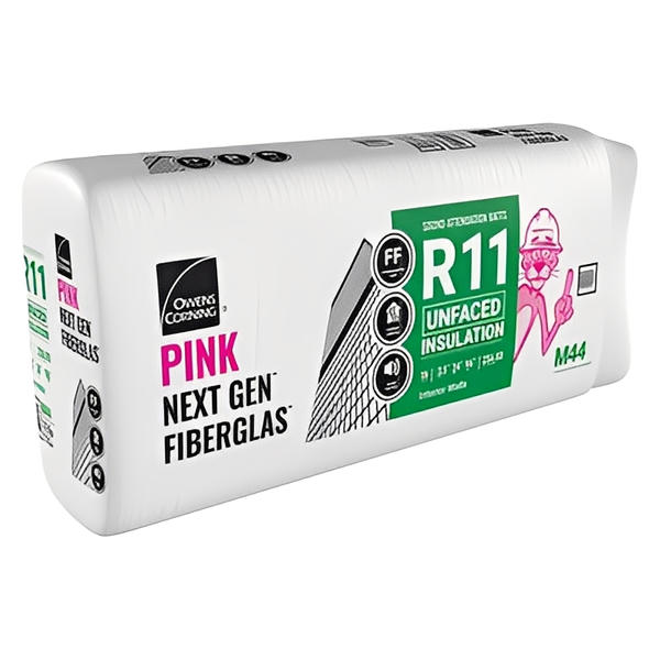 Owens Corning R-11 Un-Faced Fiberglass Insulation Batts - All Sizes