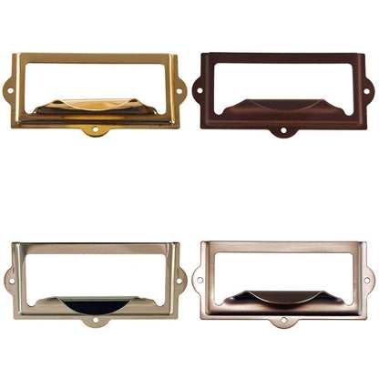 File Cabinet Card Holder Pull
