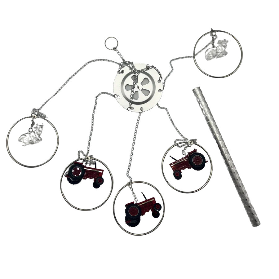 Red Tractor Wind Chime | MAAC Wind Chimes