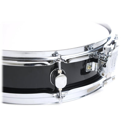 Piccolo Snare Drum 13" x 3.5" by GRIFFIN - 100% Poplar Wood Shell with Black PVC & White Coated Drum Head - Drummers Acoustic Marching Kit Percussion