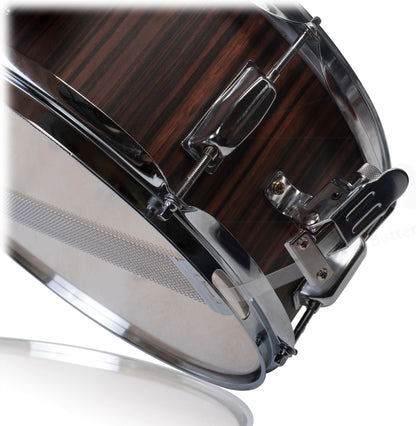 Snare Drum Set by GRIFFIN - Includes Snare Stand, 2 Pairs of Maple Drum Sticks & Drum Key | Wood Shell Drum Set, Chrome Holder Acoustic Marching Percussion Musical Instrument Practice Package