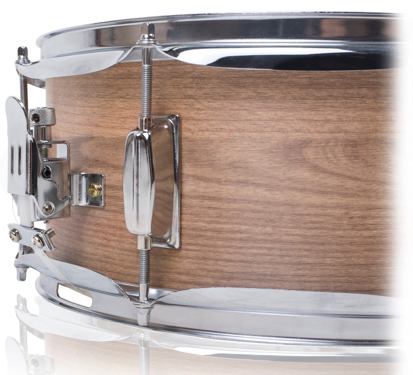 GRIFFIN Snare Drum Kit with Snare Stand, 2 Pairs of Maple Drum Sticks & Drum Key | Wood Shell Drum Set, Percussion Musical Instrument Practice Package | 8 Metal Tuning Lugs & Snare Strainer Throw Off