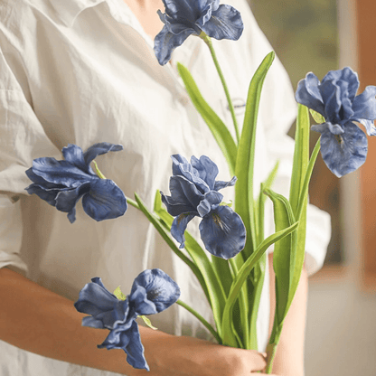 Silk Iris Flower 22" Tall