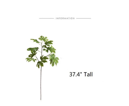 Artificial Octagonal Foliage Branch 37.4" Tall
