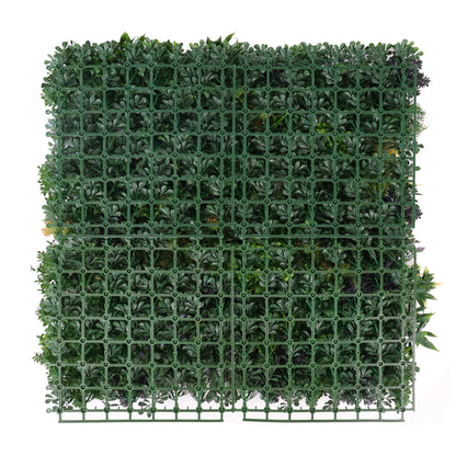 Floral Fusion Artificial Vertical Garden Green Wall Panel 40×40in 11 SQ FT – UV Resistant – Commercial Grade