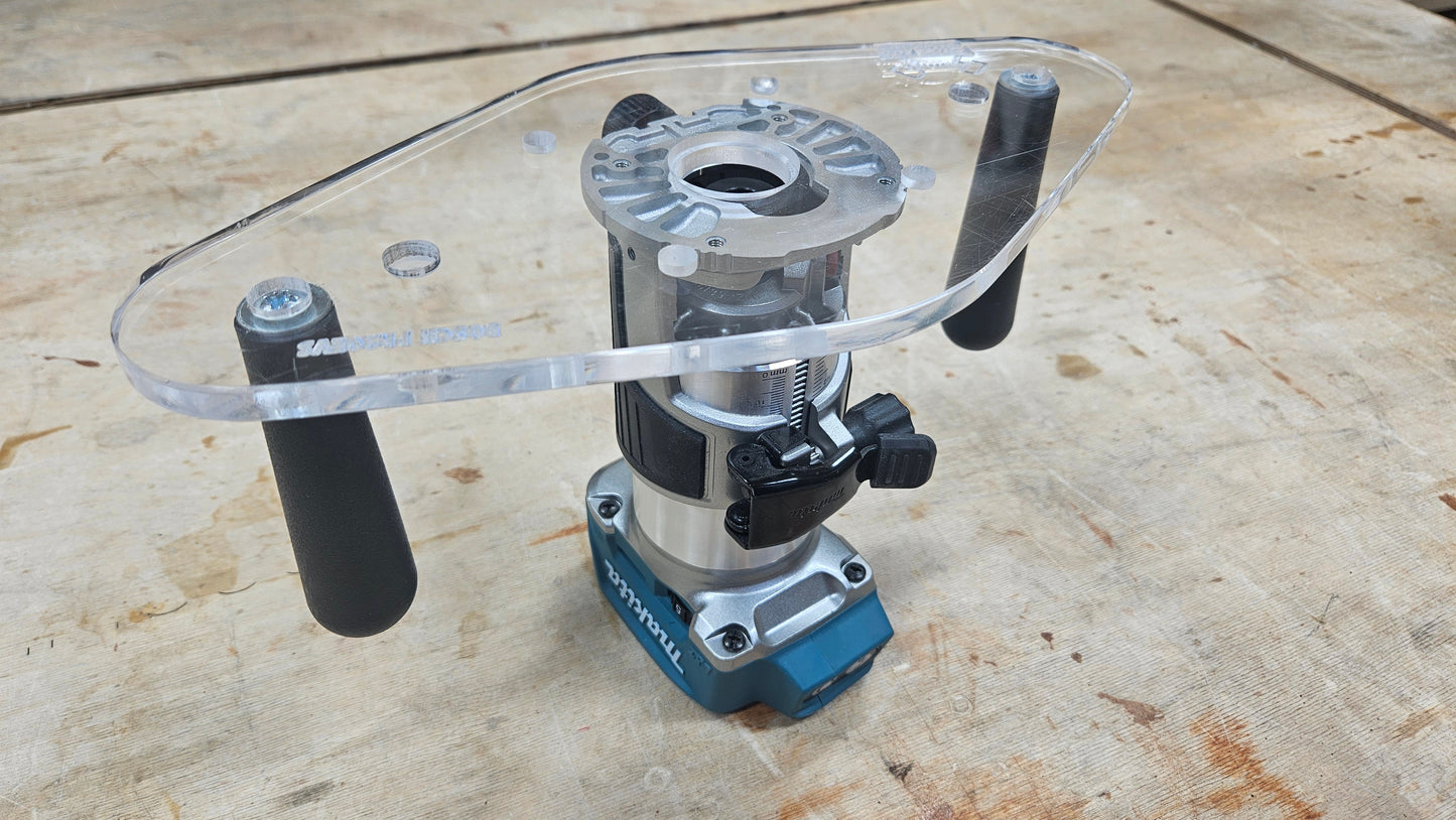 Diamond Shaped Trim Router Plate - Choose your router!