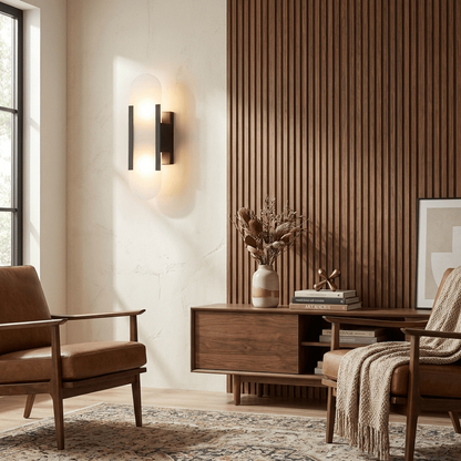 Melange Elongated Alabaster Wall Lamp