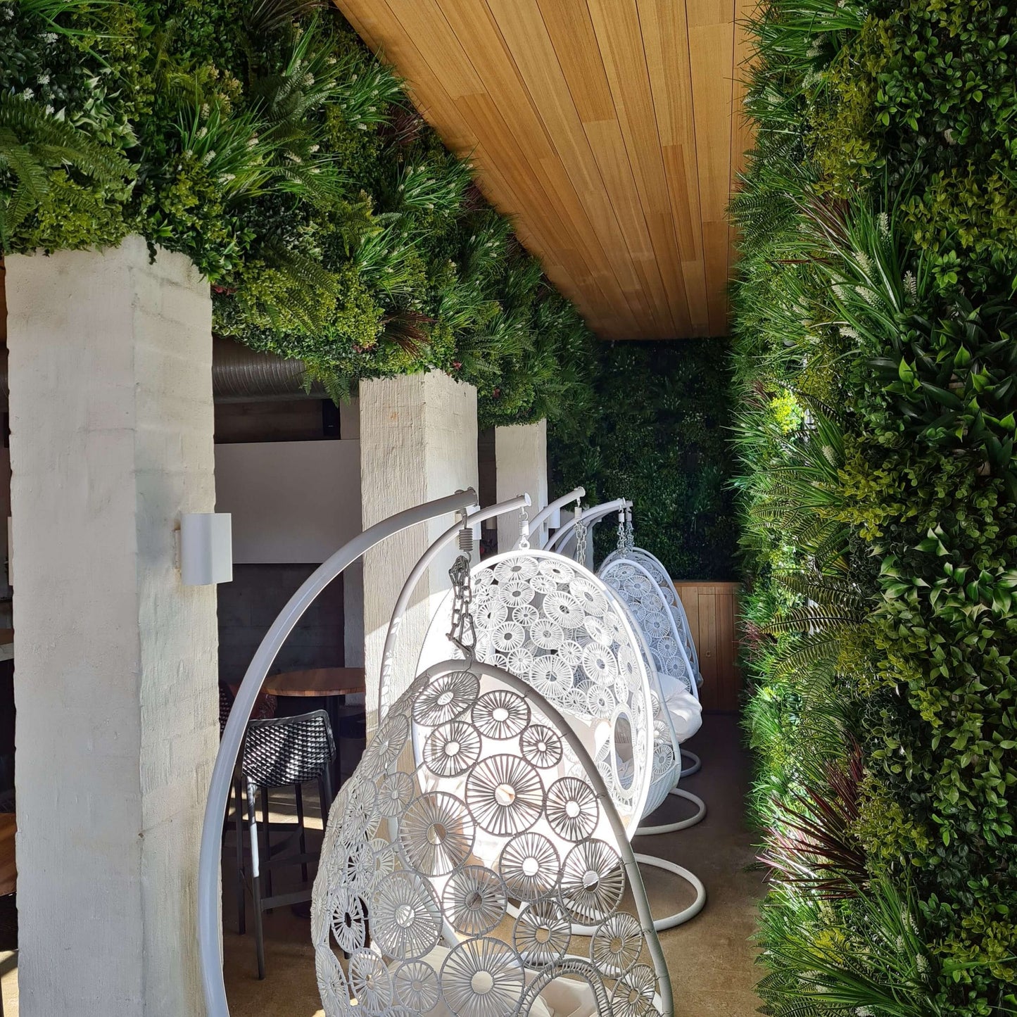 Sample Panel – Lush Spring Vertical Garden (Small Sample)