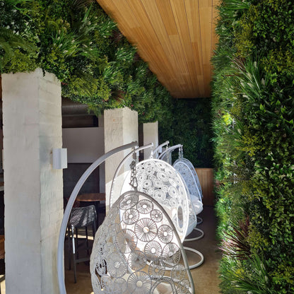 Sample Panel – Lush Spring Vertical Garden (Small Sample)