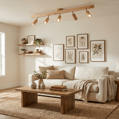 Merlo Wood Ceiling Light