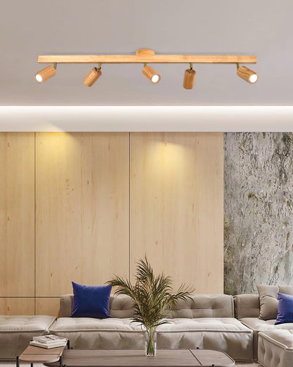 Merlo Wood Ceiling Light