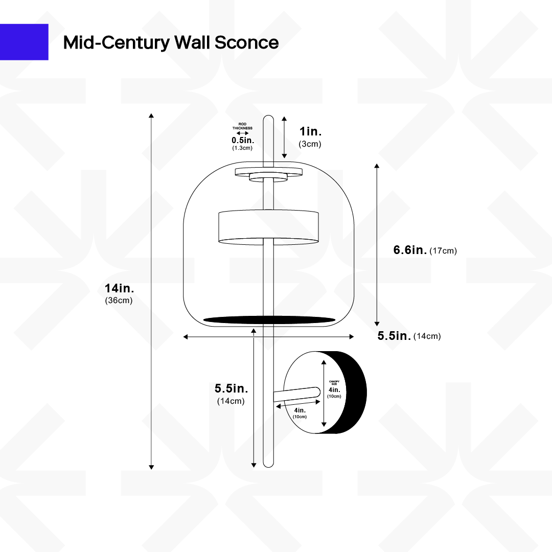 Mid-Century Wall Sconce