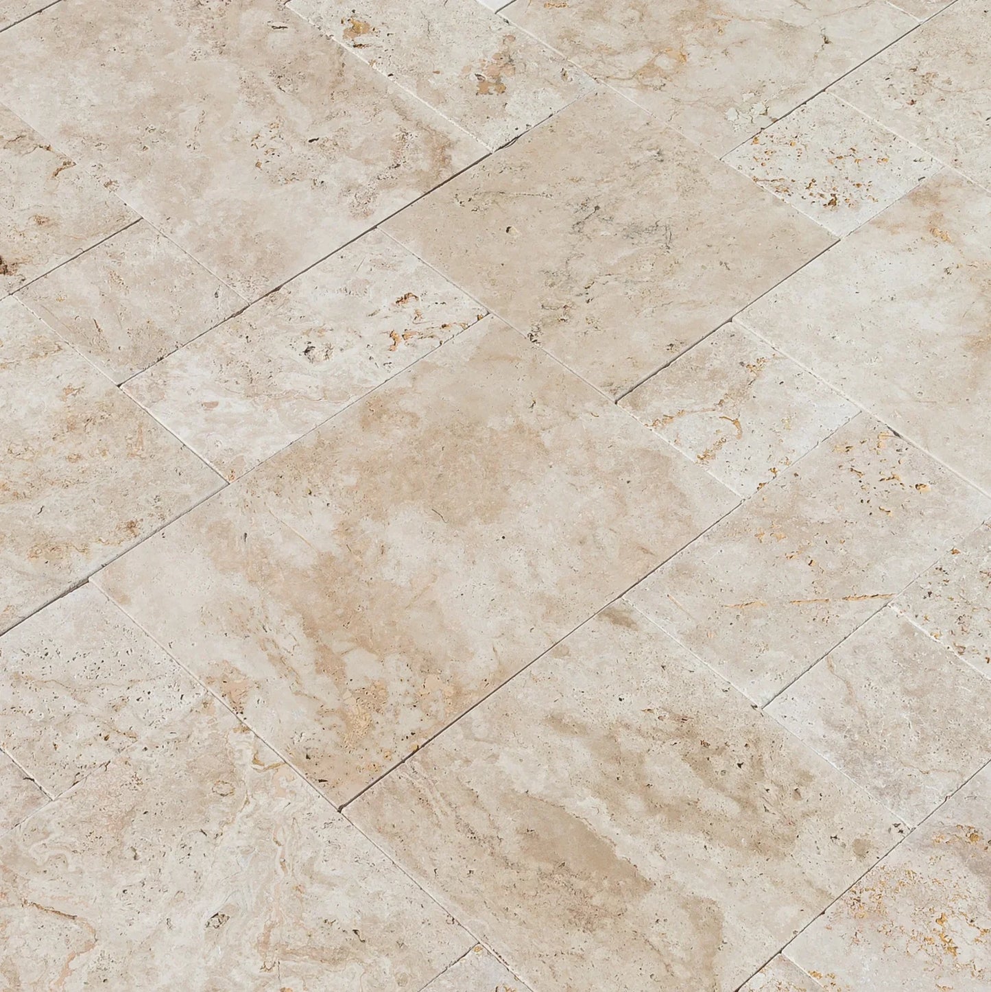 Mina Rustic Travertine Tumbled Pavers