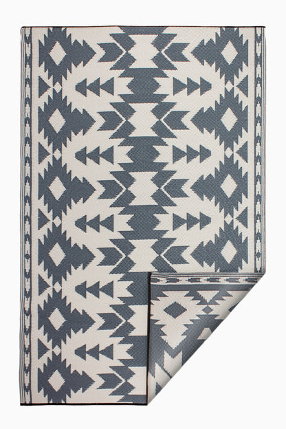 Miramar - Gray Outdoor Rug for Patio FINAL SALE