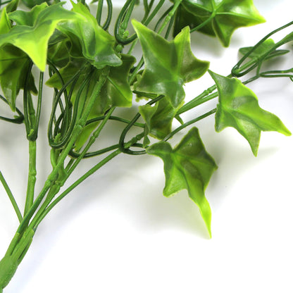 Two Tone Bright Tipped Ivy Artificial Hanging Bush 31in – UV Resistant