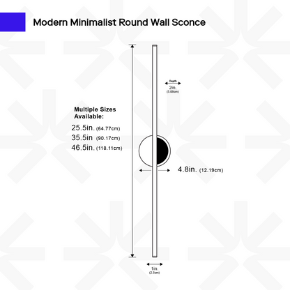 Modern Round Wall Sconce