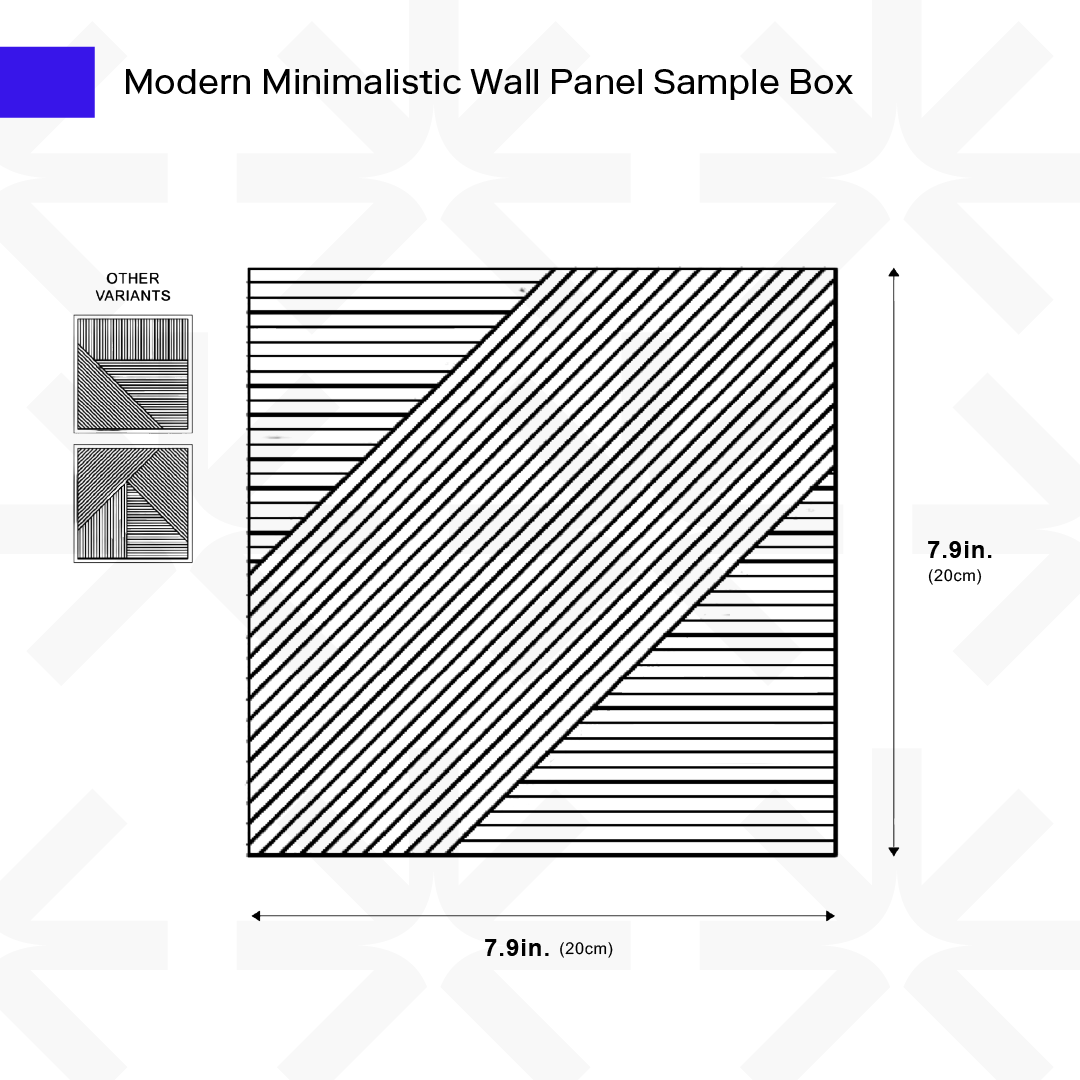 Modern Solid Panel Sample
