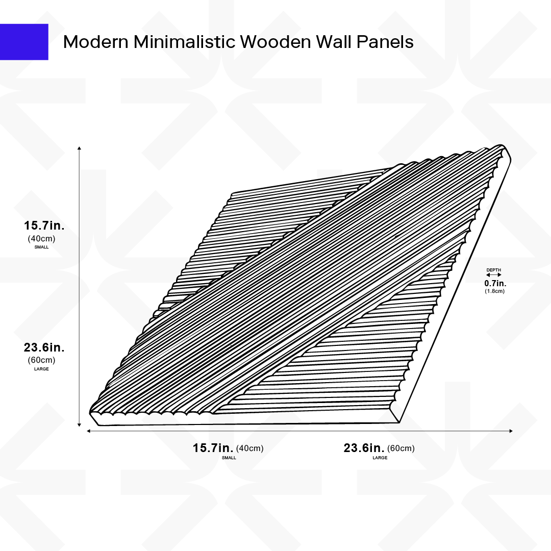 Modern Solid Wood Panel