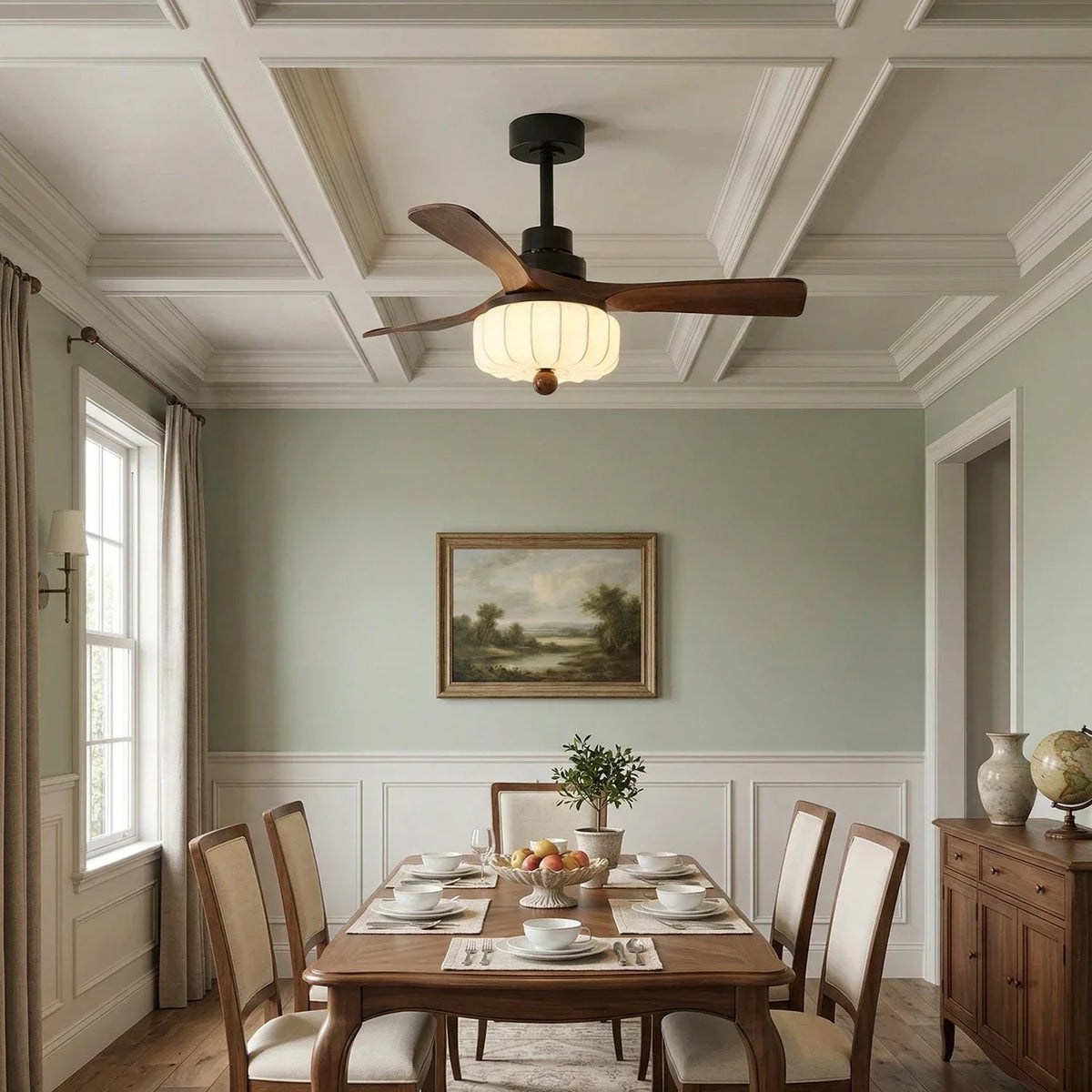 Modern Elira Flower Ceiling Fan Light