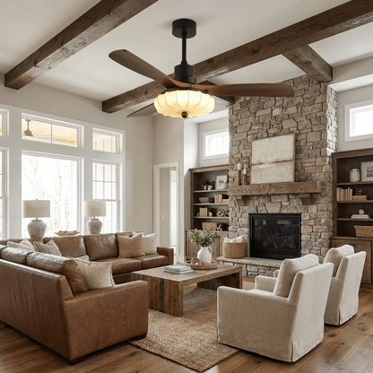 Modern Elira Flower Ceiling Fan Light