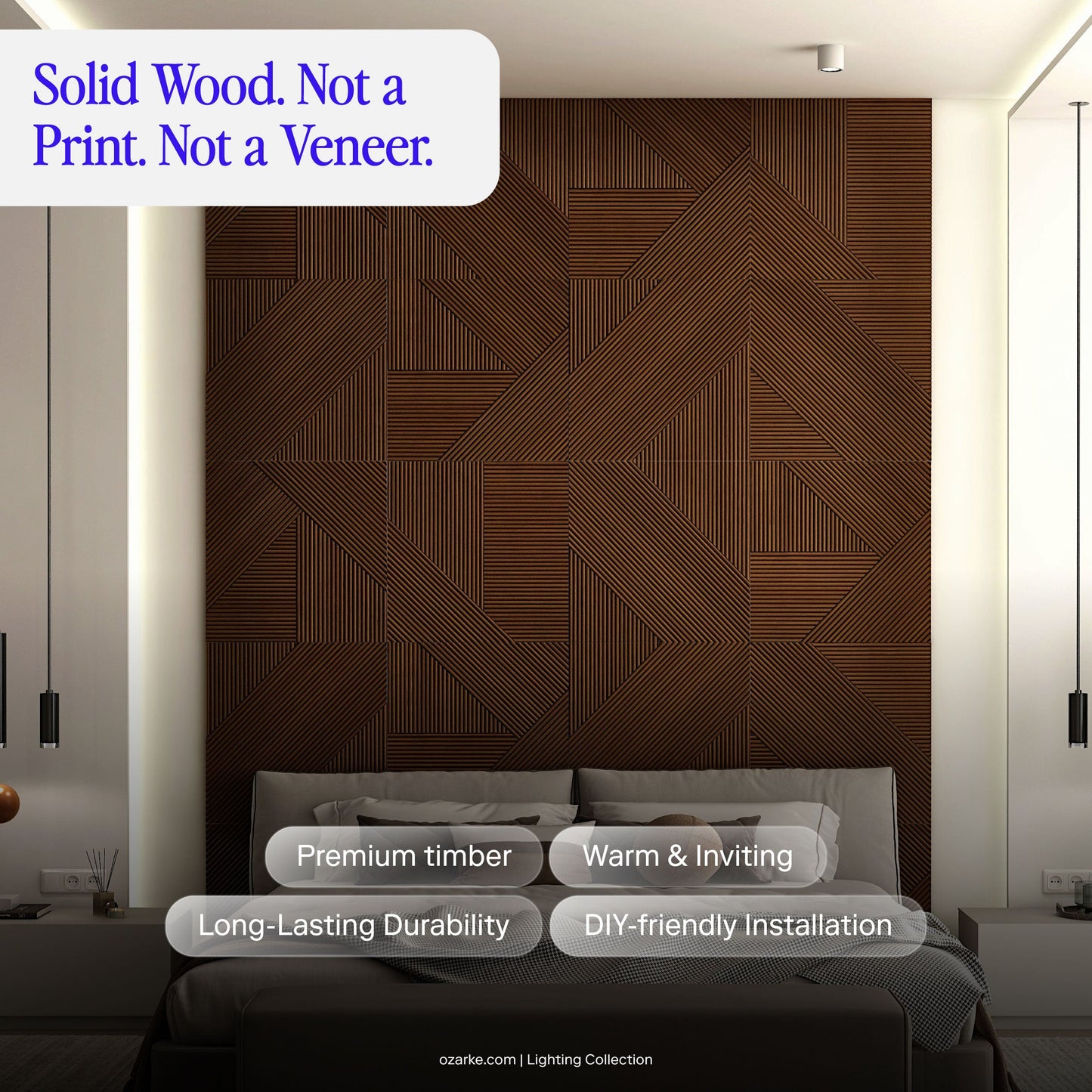 Modern Solid Wood Panel
