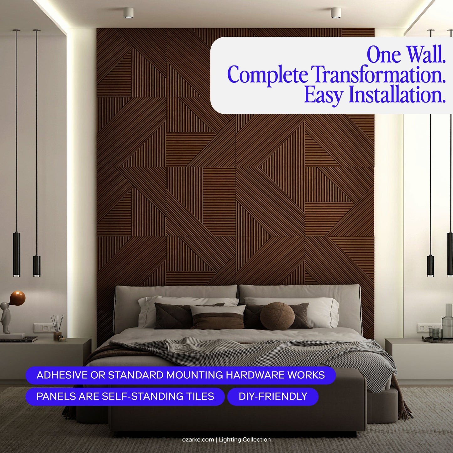Modern Solid Wood Panel